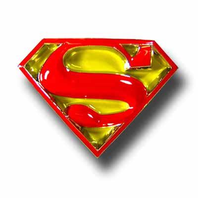 Superman 3D Logo-Symbol Belt Buckle