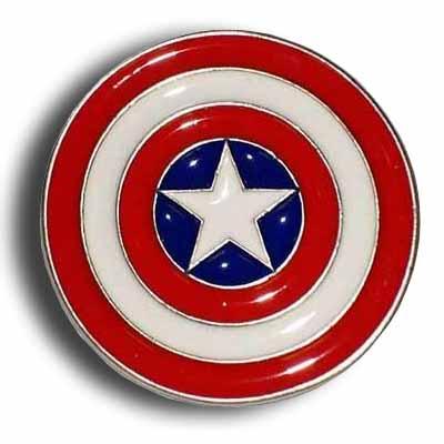 Captain America Shield Symbol Belt Buckle