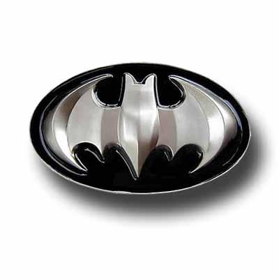 Batman 3D Black Belt Buckle Bat Symbol
