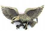  flying eagle cutout brass belt buckle western style