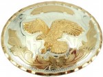  flying eagle on oval big two tone belt buckle western beltbuckle style