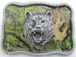  bear camouflage belt buckle