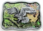  eagle flying camouflage belt buckle