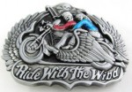  biker ride with the wind belt buckle