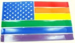  gay pride usa flag belt buckle