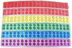  gay pride flag with stones belt buckle