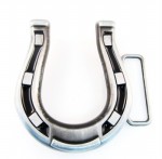  horse shoe cut out belt buckle western beltbuckle style