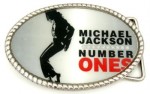  michael jackson dancing number ones on oval belt buckle