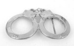  handcuffs cutout silver