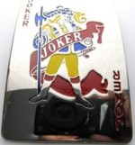  joker card belt buckle