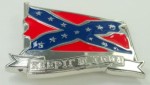  keep it flying rebel flag silver belt buckle