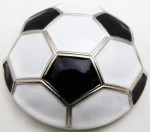  soccer ball belt buckle