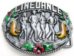  line dancing belt buckle