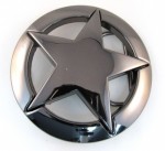  sheriff star black chrome color belt buckle western beltbuckle style