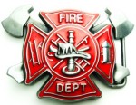  fire dept fd belt buckle