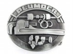  plumber oval belt buckle