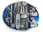  telephone company guys working belt buckle