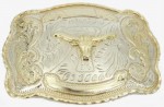  western beltbuckle bull head on square western big gold belt buckle