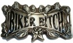  biker bitch belt buckle