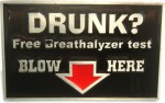  drunk free breathalyzer test blow here belt buckle