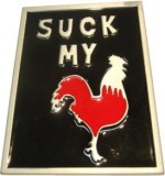  suck my rooster belt buckle