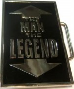  the man the legend belt buckle