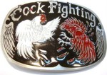  roosters fighting belt buckle