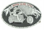  born to be free with biker belt buckle