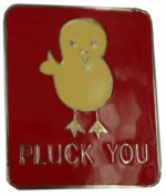  pluck you belt buckle