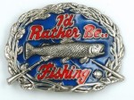  id rather be fishing belt buckle