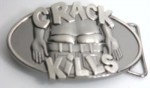  crack kills belt buckle