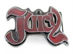  juicy cut out burgandy belt buckle